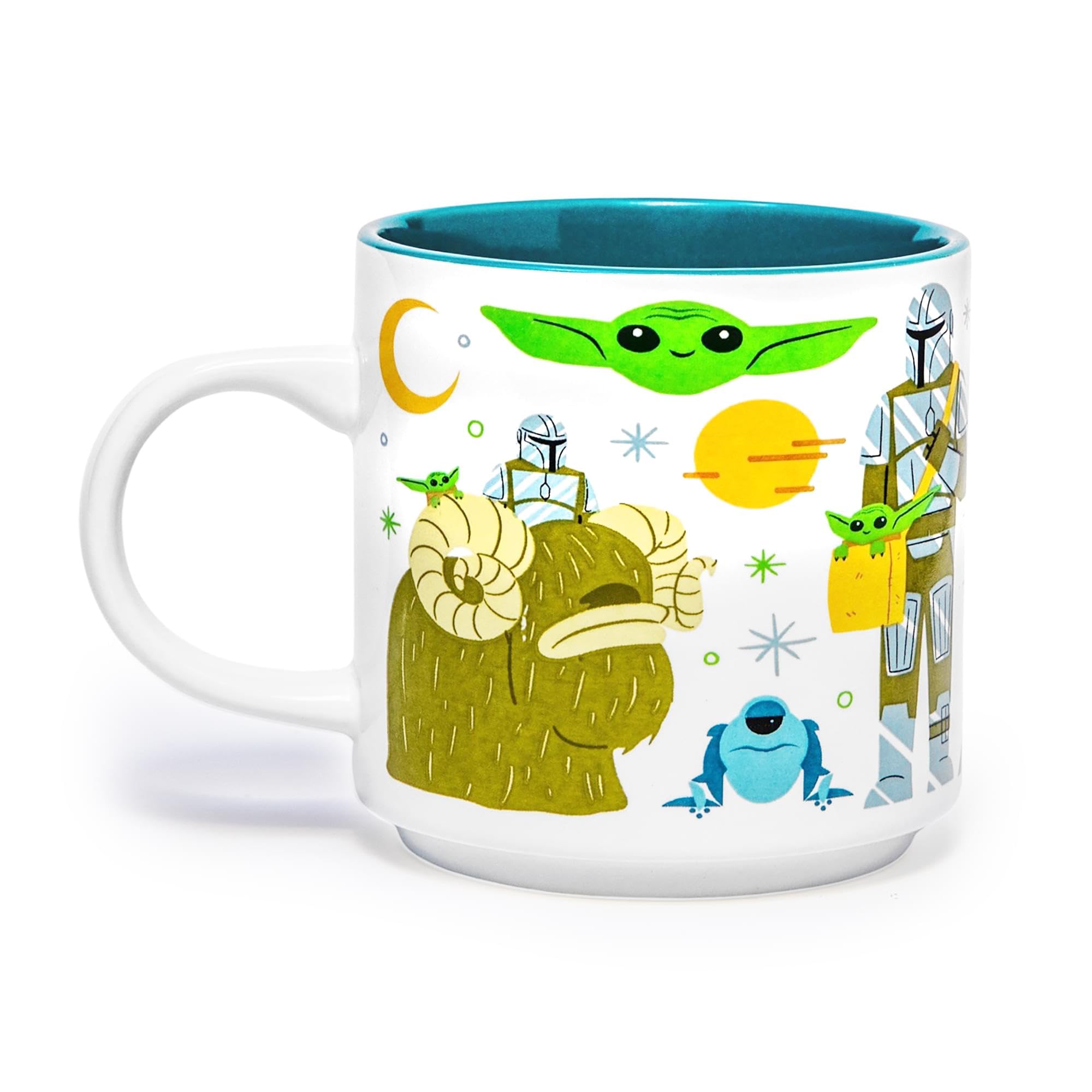 Amazon.co.jp: Star Wars: The Mandalorian Cartoon Grogu Ceramic Mug